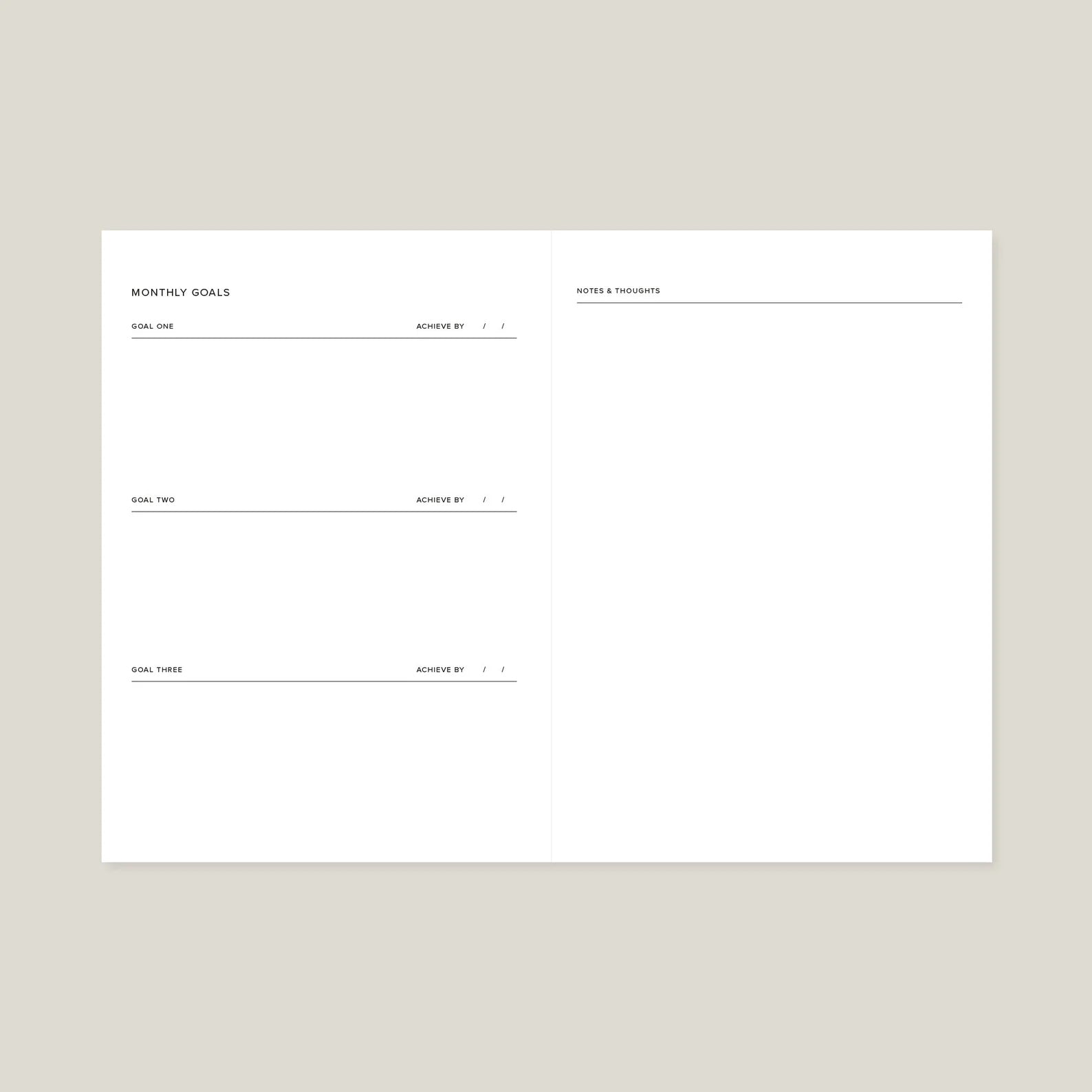 Mustard Floral | A5 Undated Weekly Planner