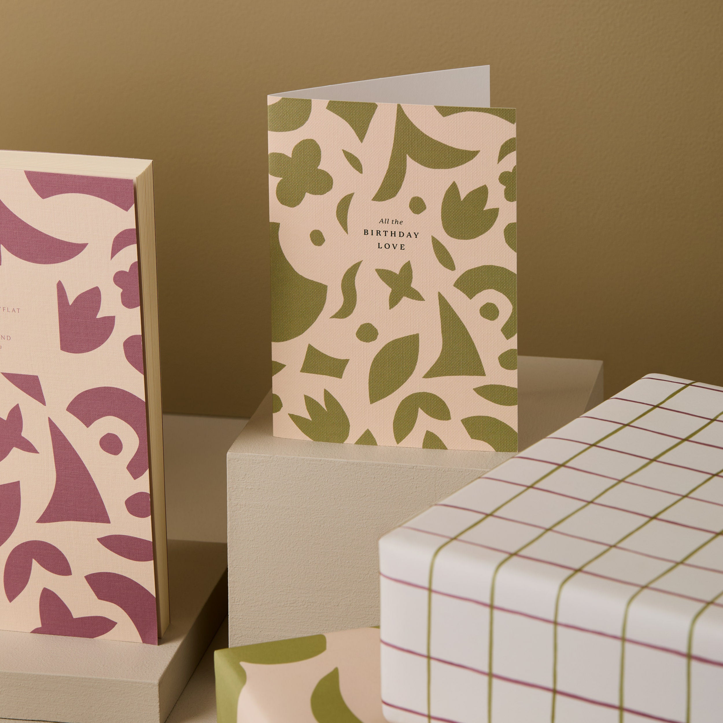 Birthday Love Papercuts Card Green SECONDS SALE