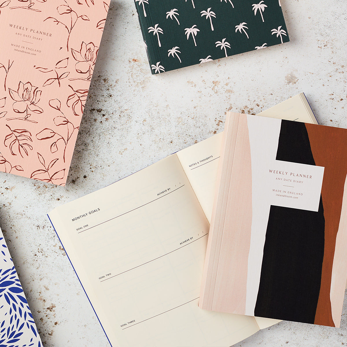 Mustard Floral | A5 Undated Weekly Planner