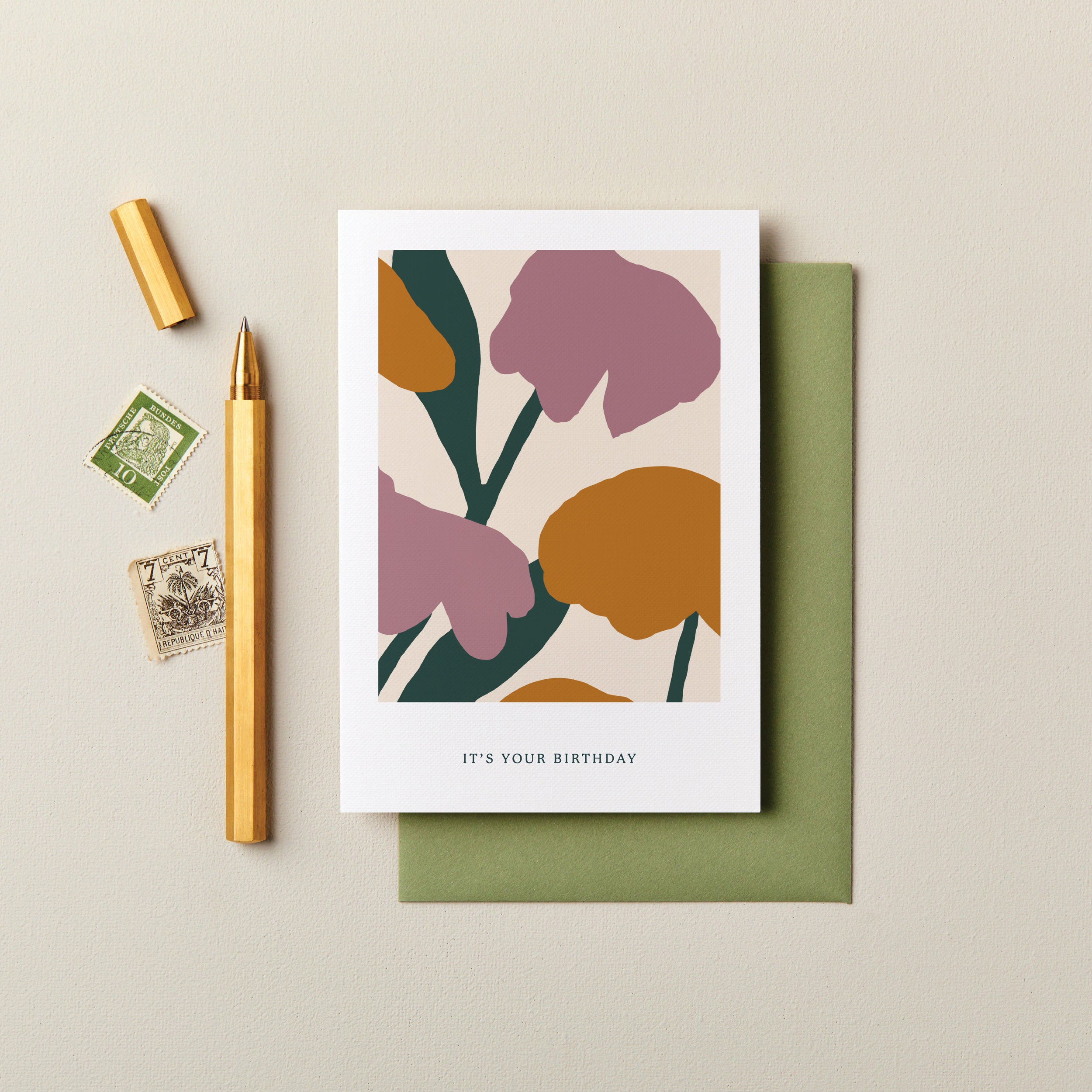 It's Your Birthday Floral Blooms Card