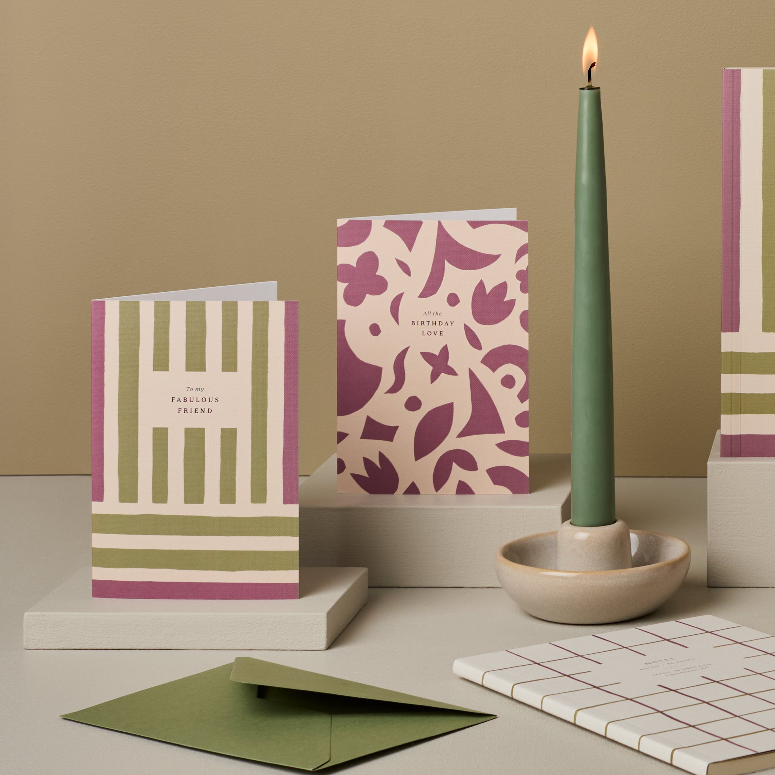Birthday Love Papercuts Card Purple SECONDS SALE