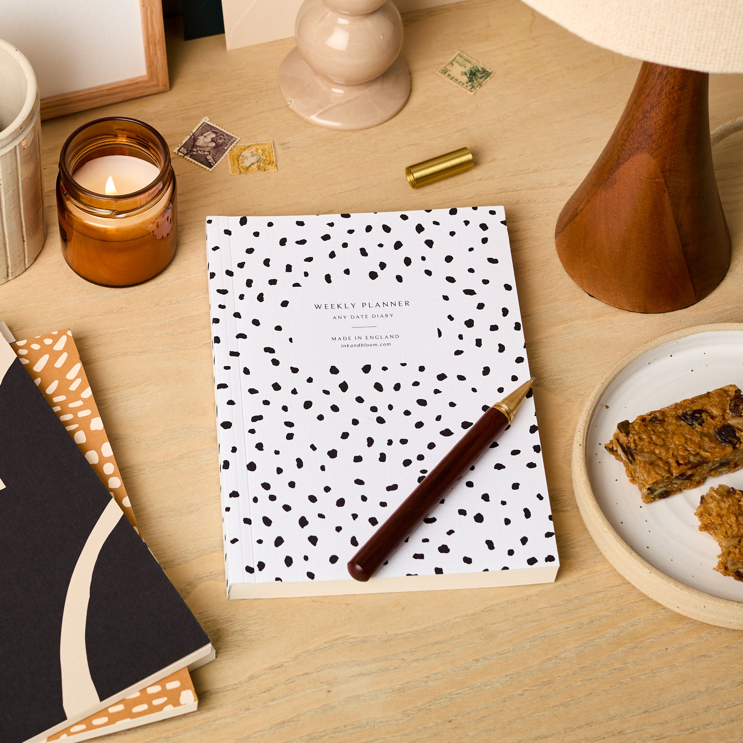 Monochrome Dalmatian | A5 Undated Weekly Planner