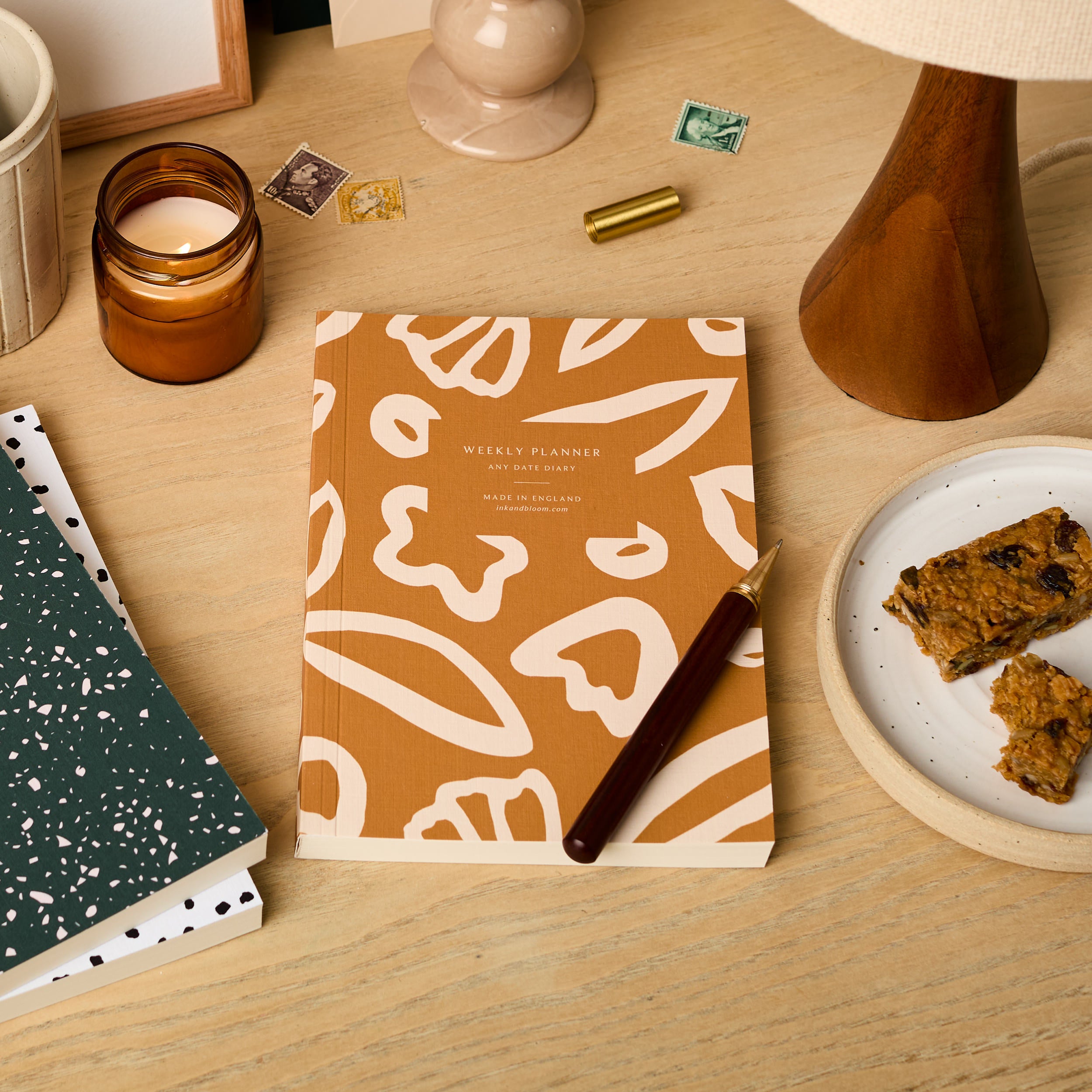 Mustard Floral | A5 Undated Weekly Planner