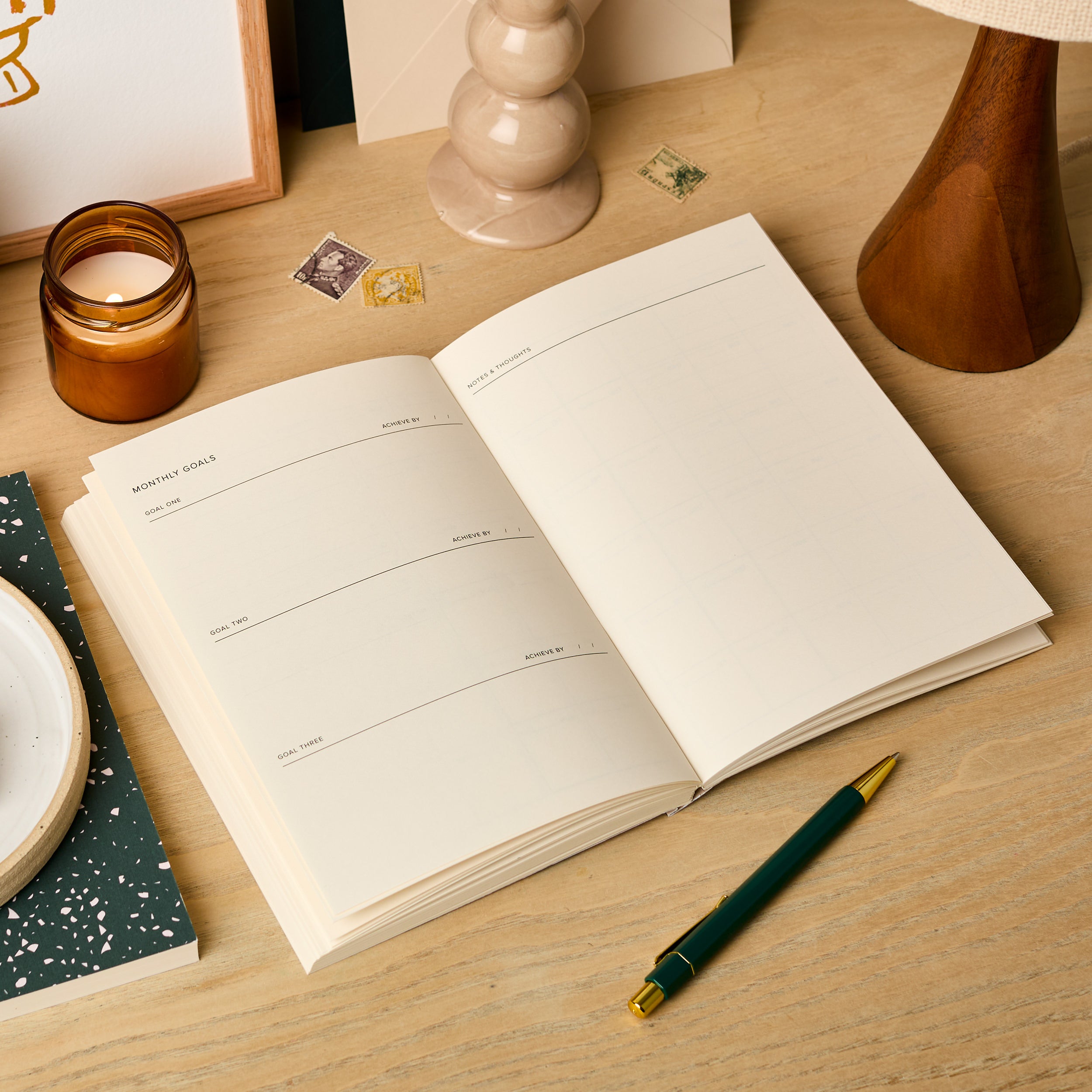 Blue Floral | A5 Undated Weekly Planner