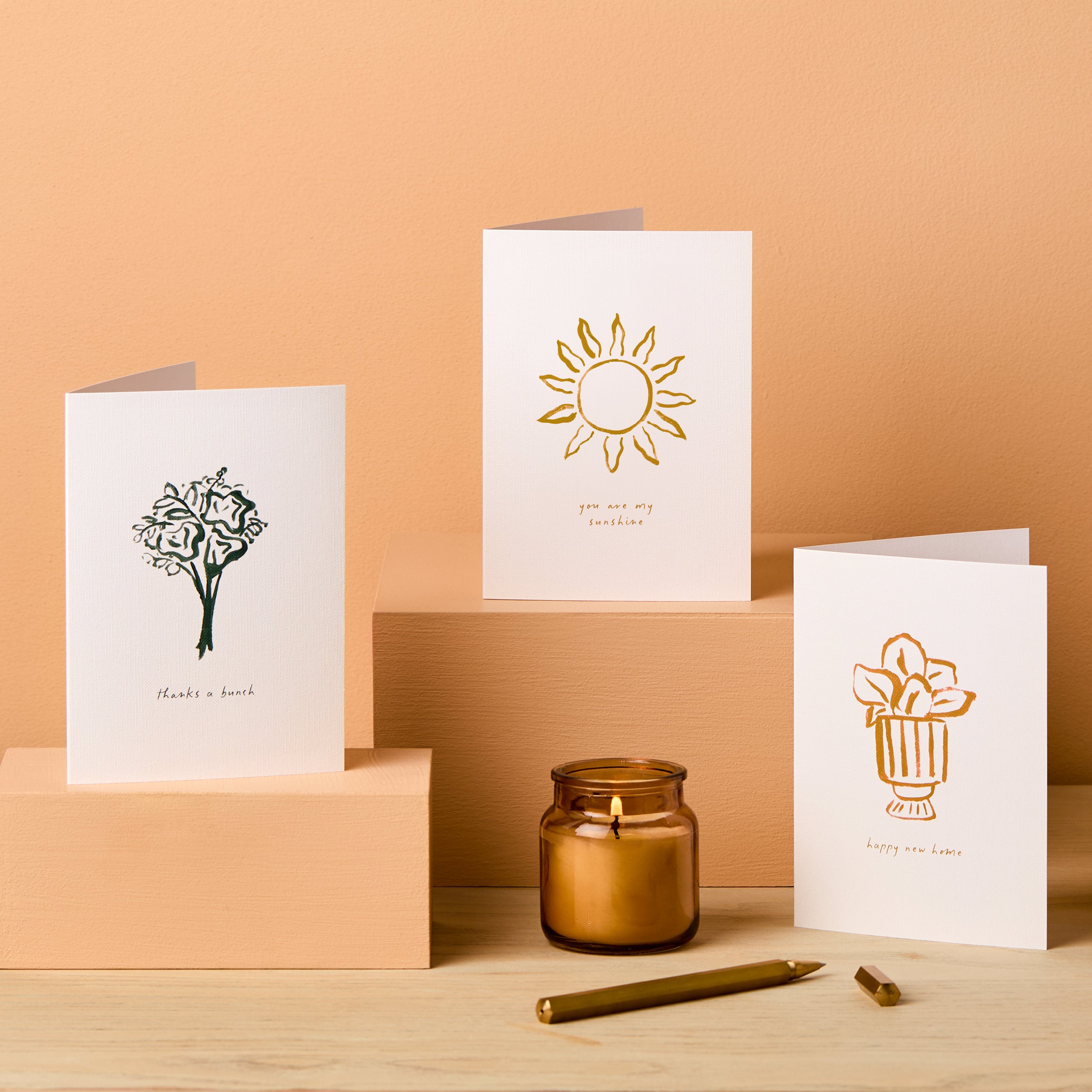 You Are My Sunshine Illustrated Birthday Card