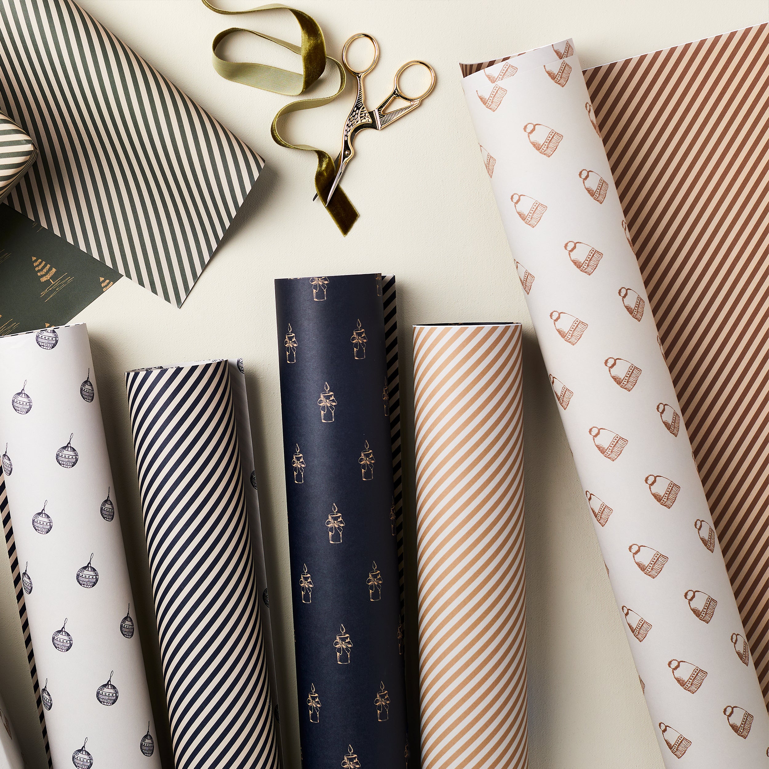 Jingle all the Way Foiled Card in Caramel SECONDS SALE
